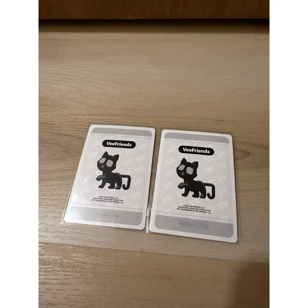 Juicy Jaguar VeeFriends Spectacular‎ Series Super Sticker Debut Red Orange 2 Lot